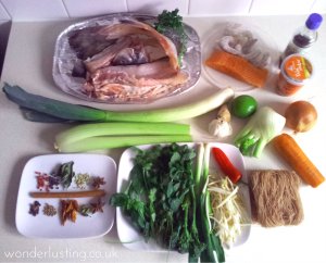fish pho ingredients