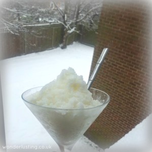 snow ice cream