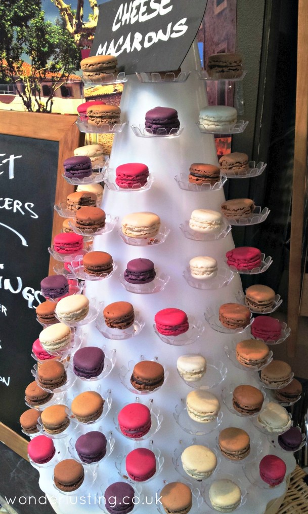 La Cave a Fromage cheese macarons window display