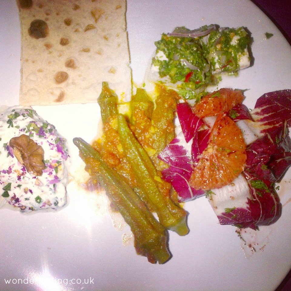 Persian Seafood and Spice supperclub starters