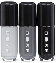 DOSE Black Beauties nail polish set