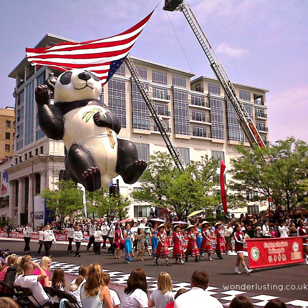 Indy 500 Parade through downtown Indianapolis the day before the race