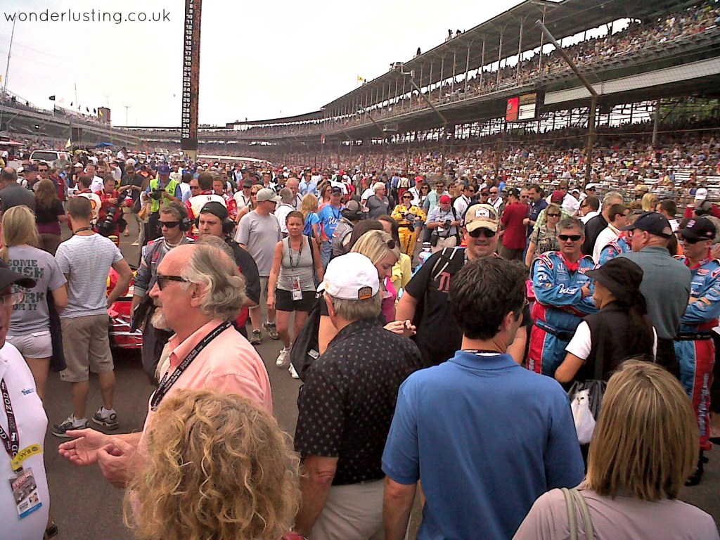 This is the actual race track about 30 minutes before the race!