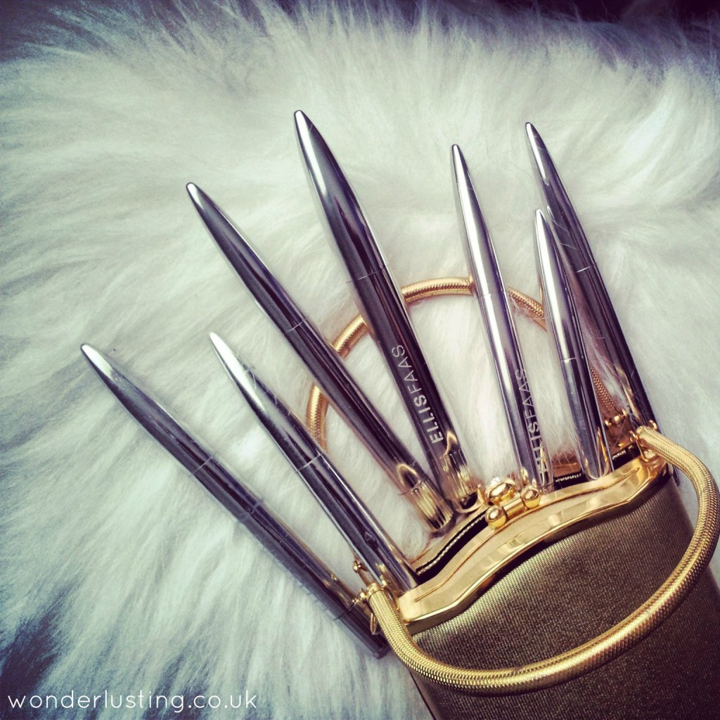 Ellis Faas pens in gold bag