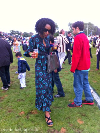 Having a go treading in the divots