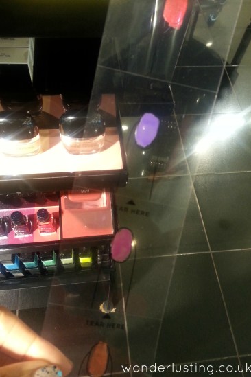 Sephora nail polish tapes to test out nail colours