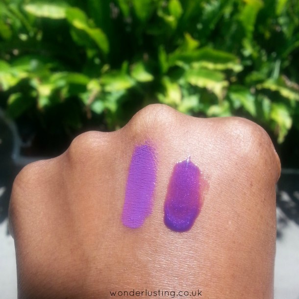 Sleek Rio and Blackup GT15 lipgloss