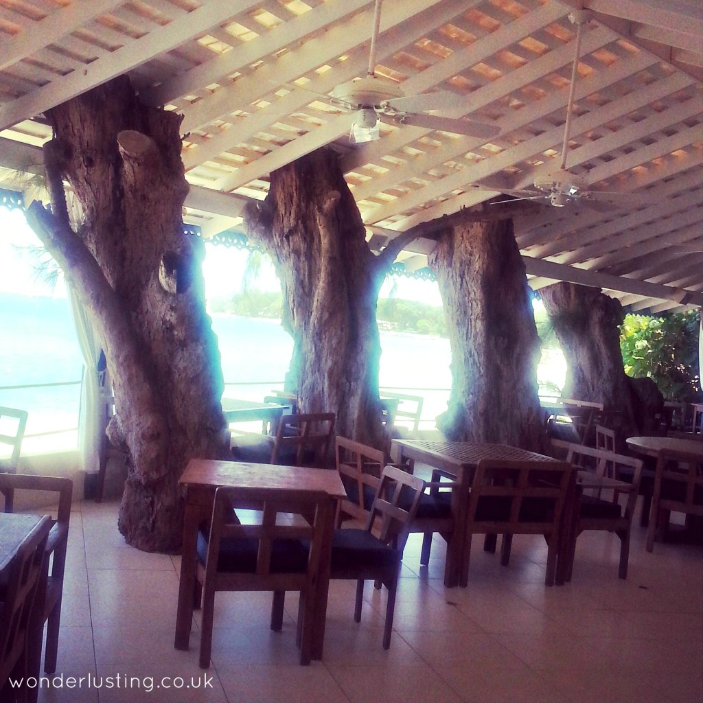 The Tides Barbados interior: I love a bit of indoor tree action