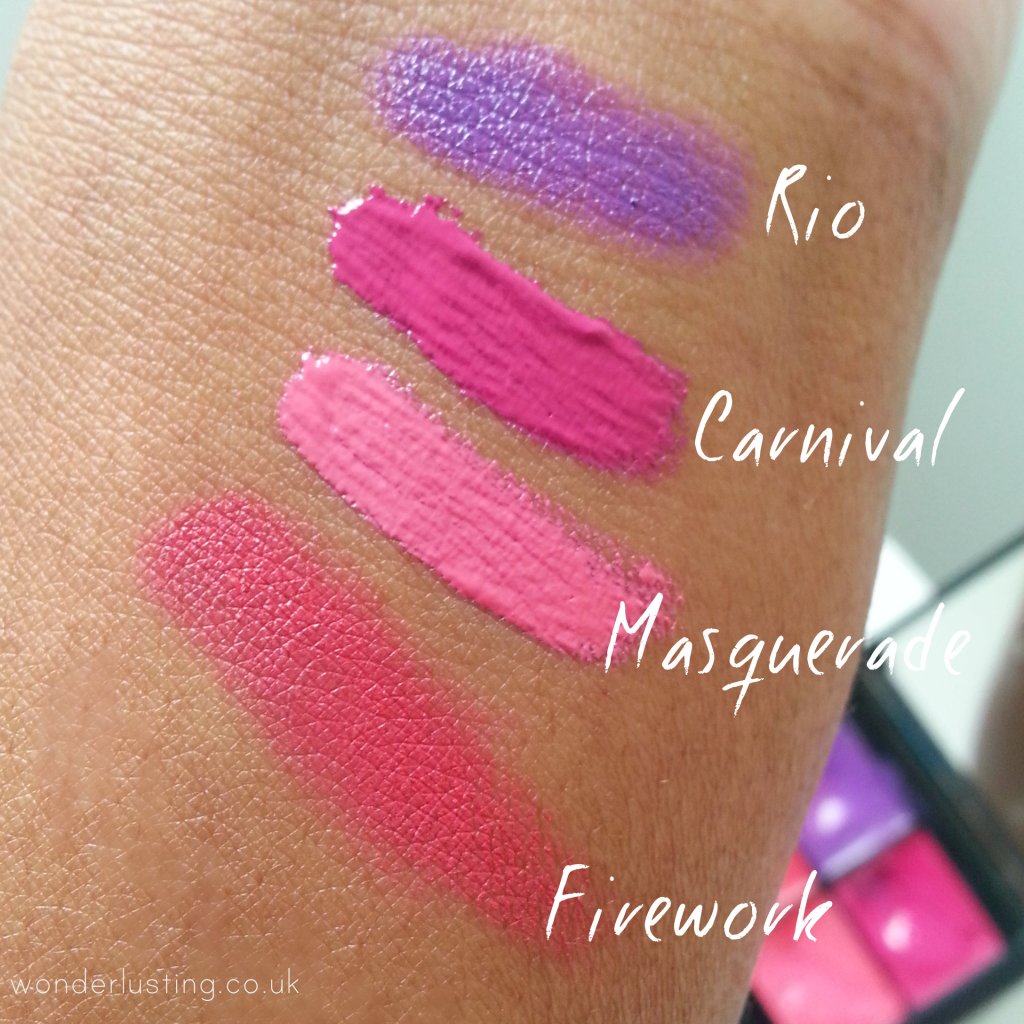 Sleek Mardi Gras Lip4 palette swatch
