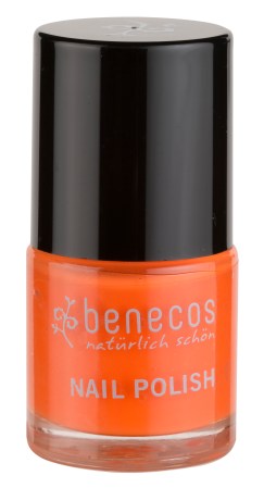 Benecos nail polish Mighty Orange