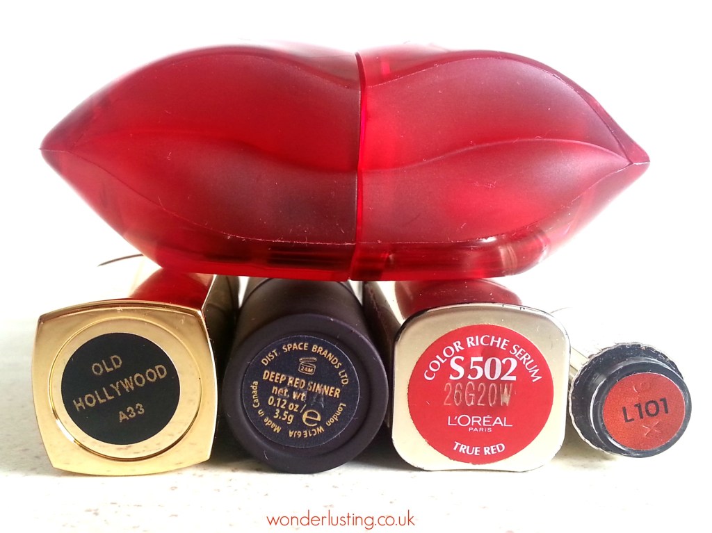 RedLippyProject-RubyLips,BobbyBrown,LipstickQueen,EllisFaas