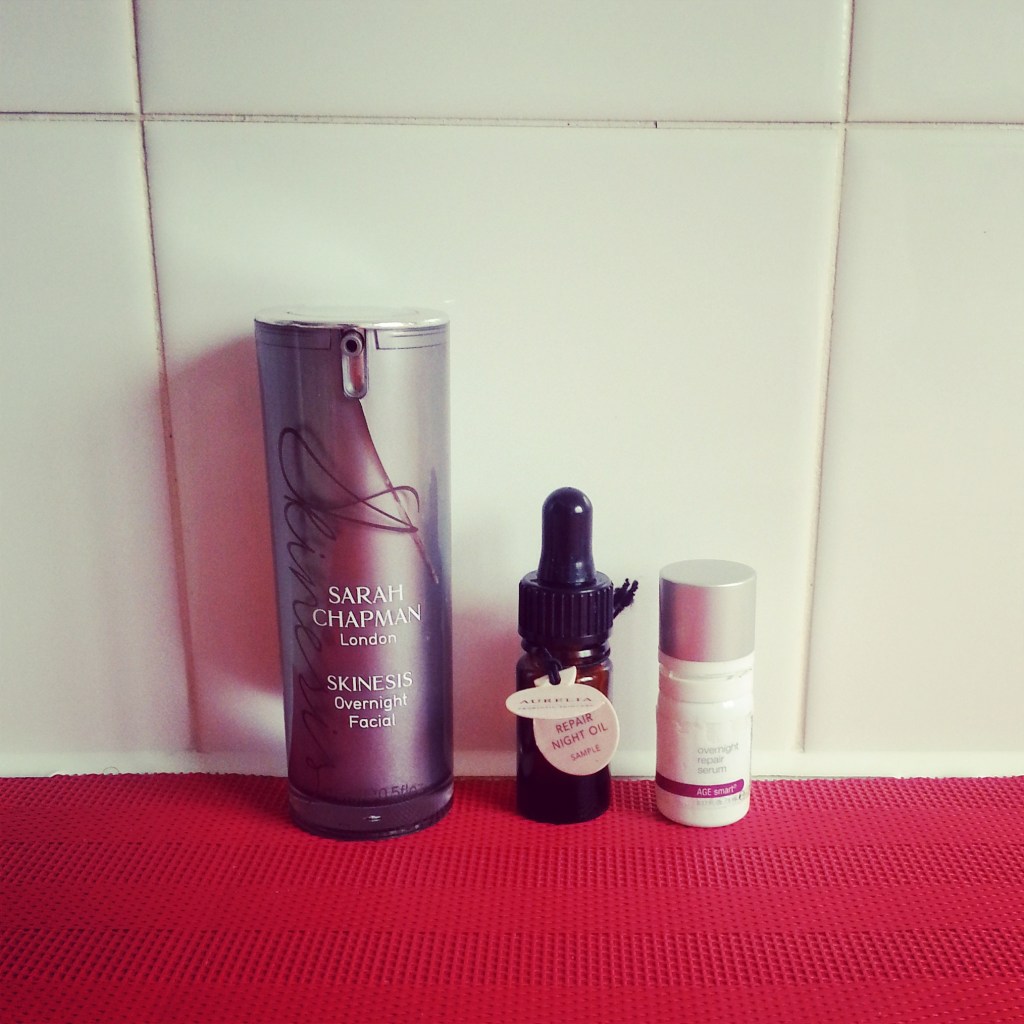 Sarah Chapman Overnight Facial has been replaced with deluxe samples of Aurelia cell repair and Dermalogica Overnight serum