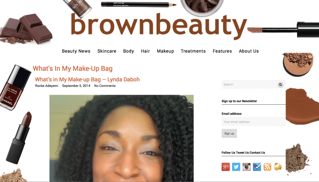 What’s In My Make-up Bag with&nbsp;brownbeautytalk