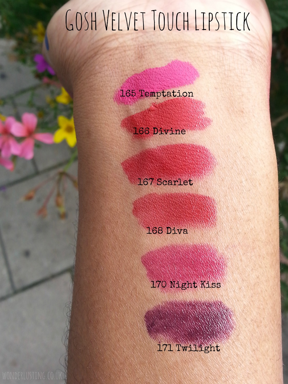 GOSH Autumn/Winter Velvet Touch Lipsticks Review and&nbsp;Swatches