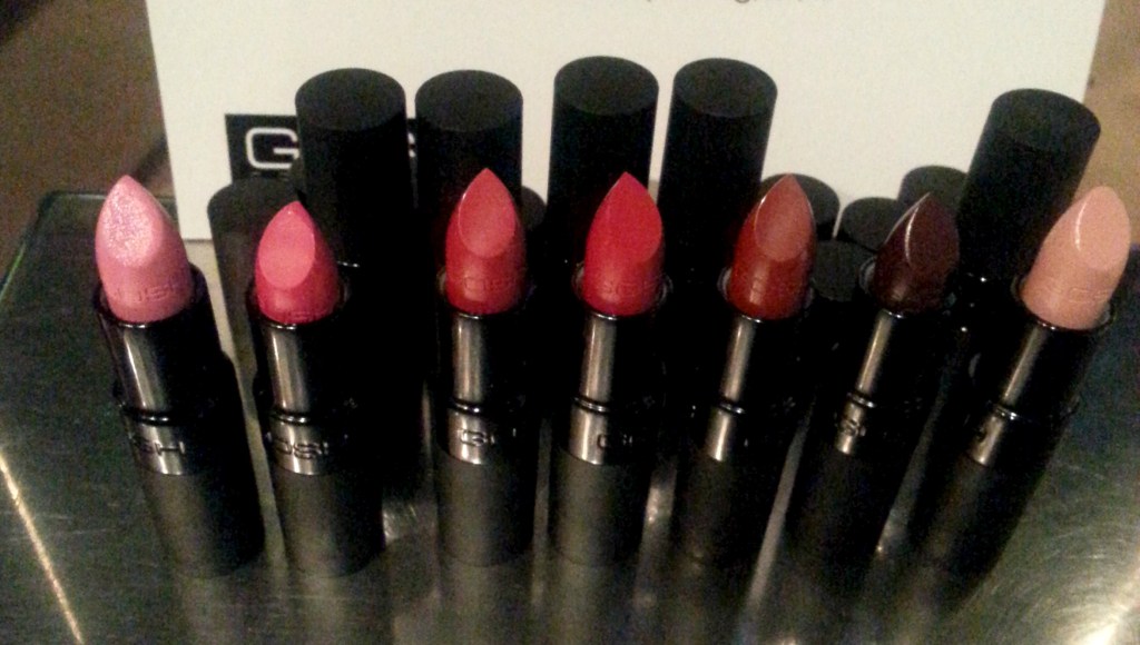 Gosh velvet touch lipsticks