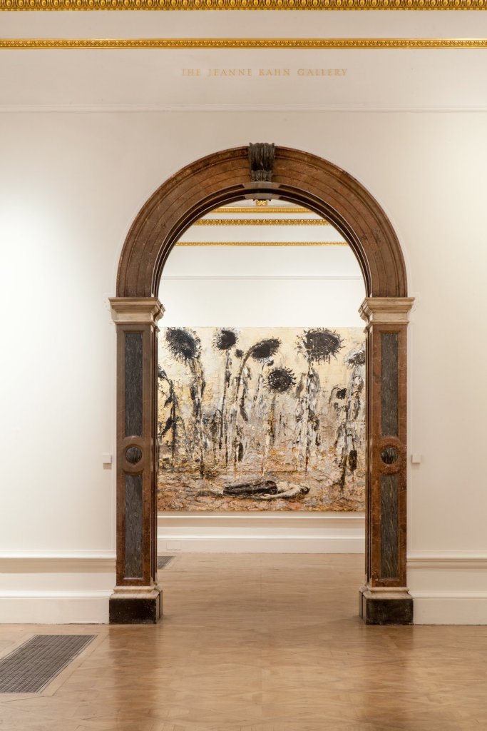 Installation view at the Royal Academy of Arts of Anselm Kiefer’s The Orders of the Night, 1996 Seattle Art Museum. Gift of Mr. and Mrs. Richard C. Hedreen Photo courtesy Royal Academy of Arts. Photography: Howard Sooley / © Anselm Kiefer.