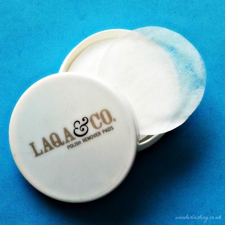 LAQA&Co nail polish remover wipes