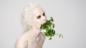 Rituel de Fille Chrysalis Forbidden Lipstick worn on the eyes