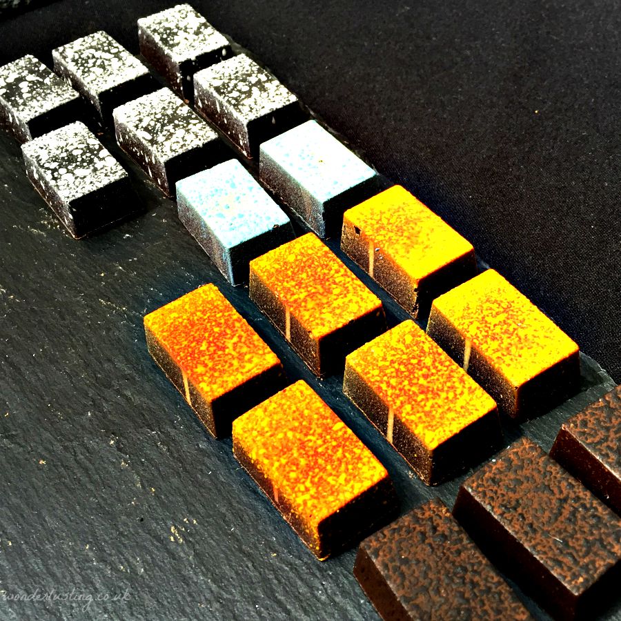 Chocolate art caramels by Paul Wayne Gregory