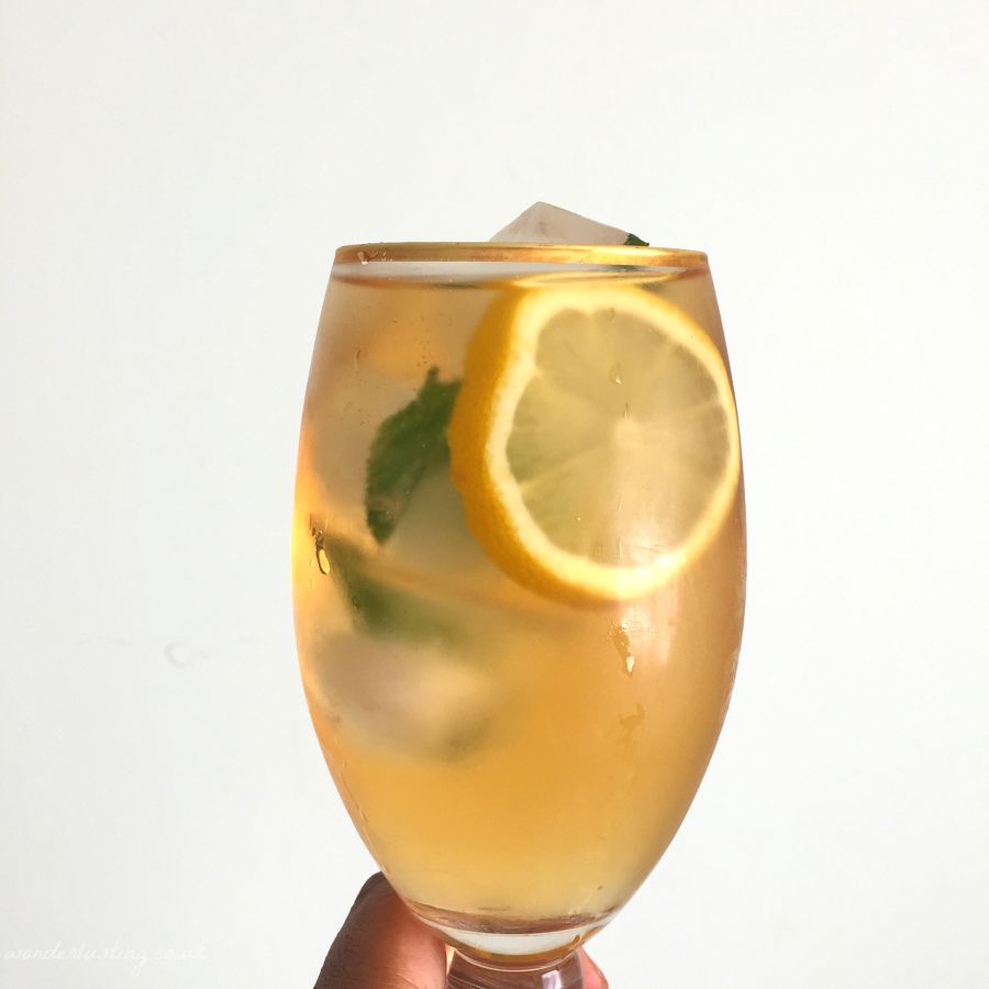 Cold brewed olive leaf tea