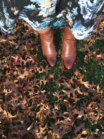 brogue detail ankle boots
