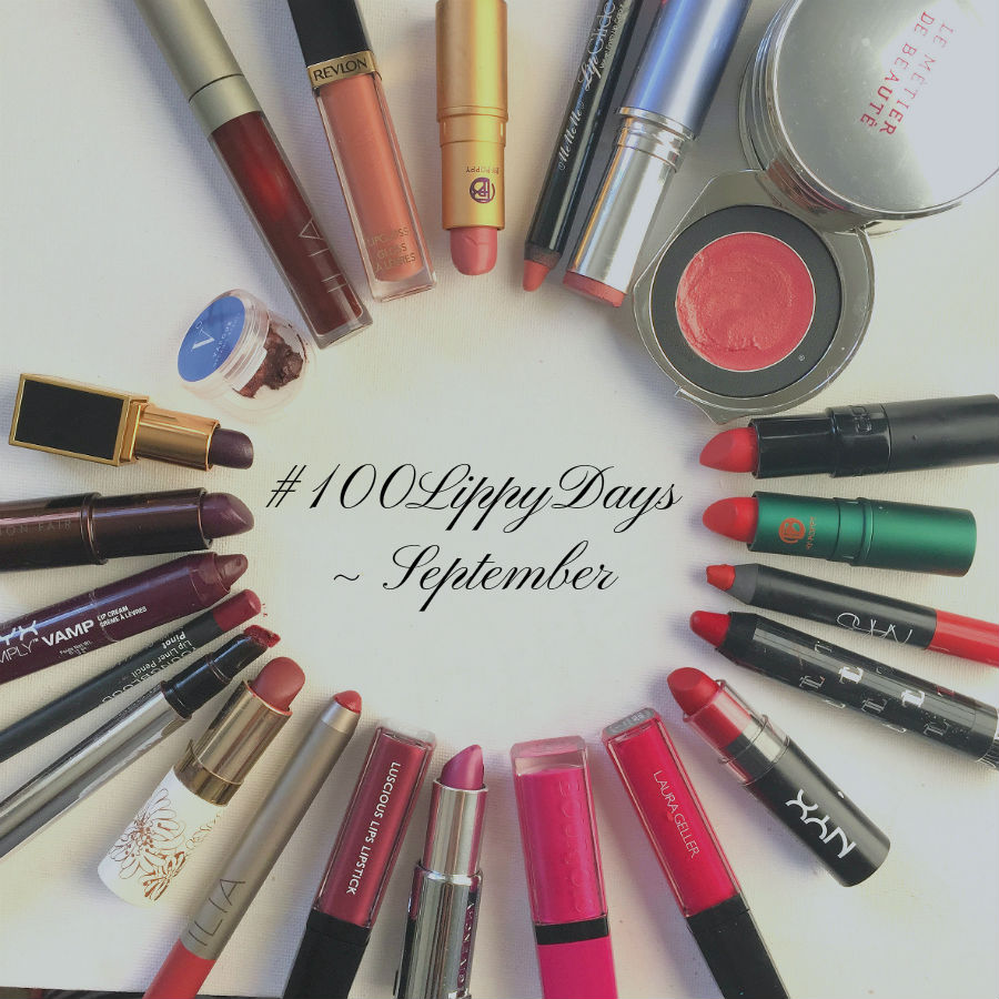#100LippyDays September in&nbsp;Lipstick