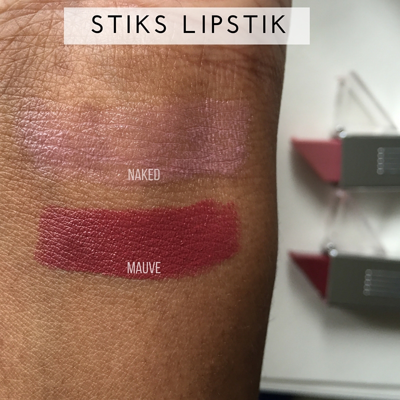 Stiks lipstick swatches
