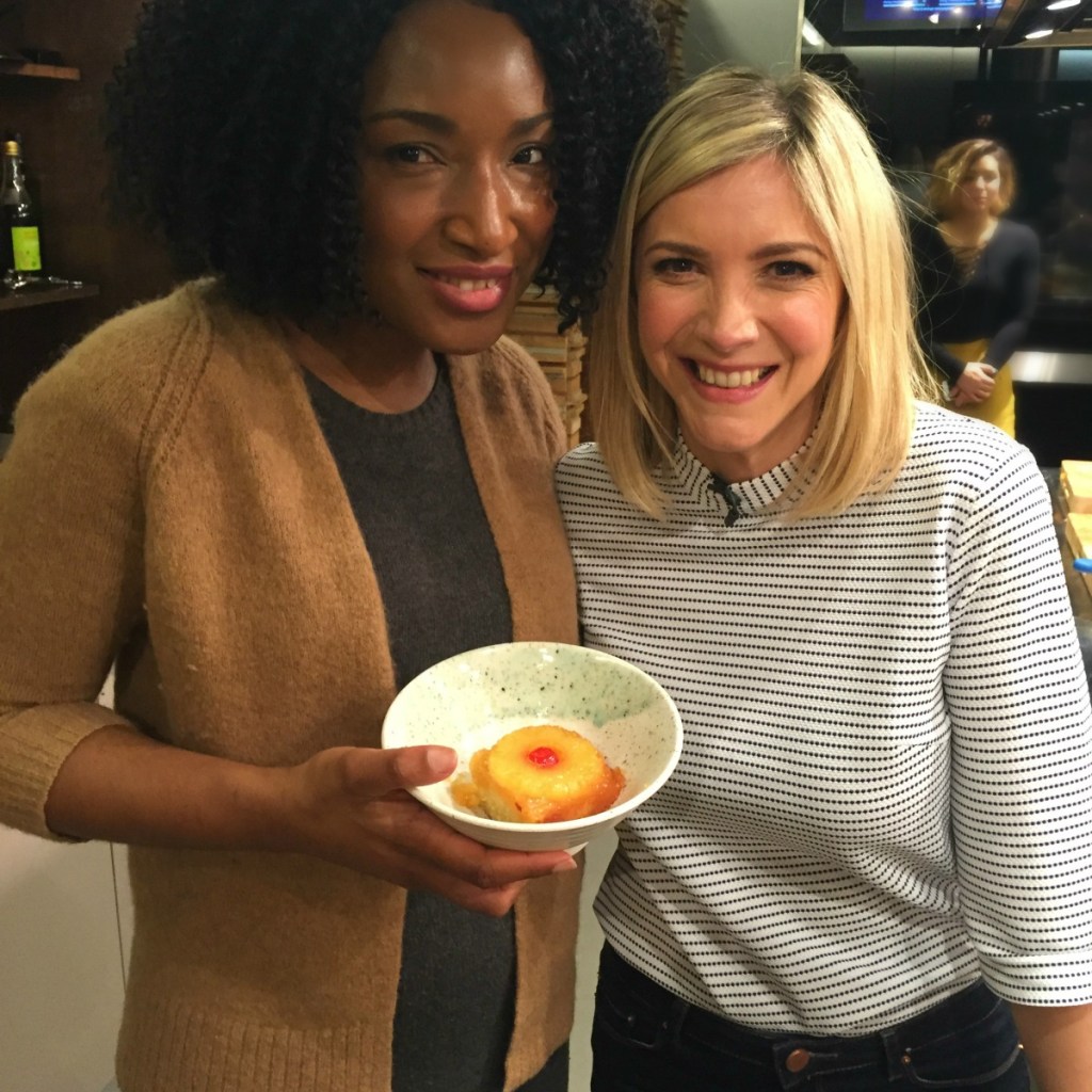 Lisa Faulkner and her Upside Down Pineapple Pudding