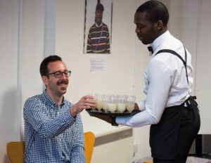 Nigerian palm wine, made from the sap of palm trees - Tokunbo's Kitchen 'Oya Come Chop' Supper Club