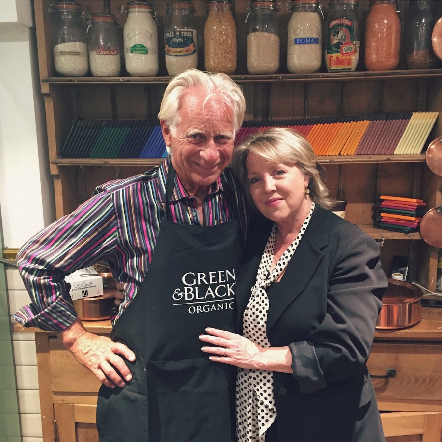 Craig Sams and Jo Fairley, founders of Green & Black's