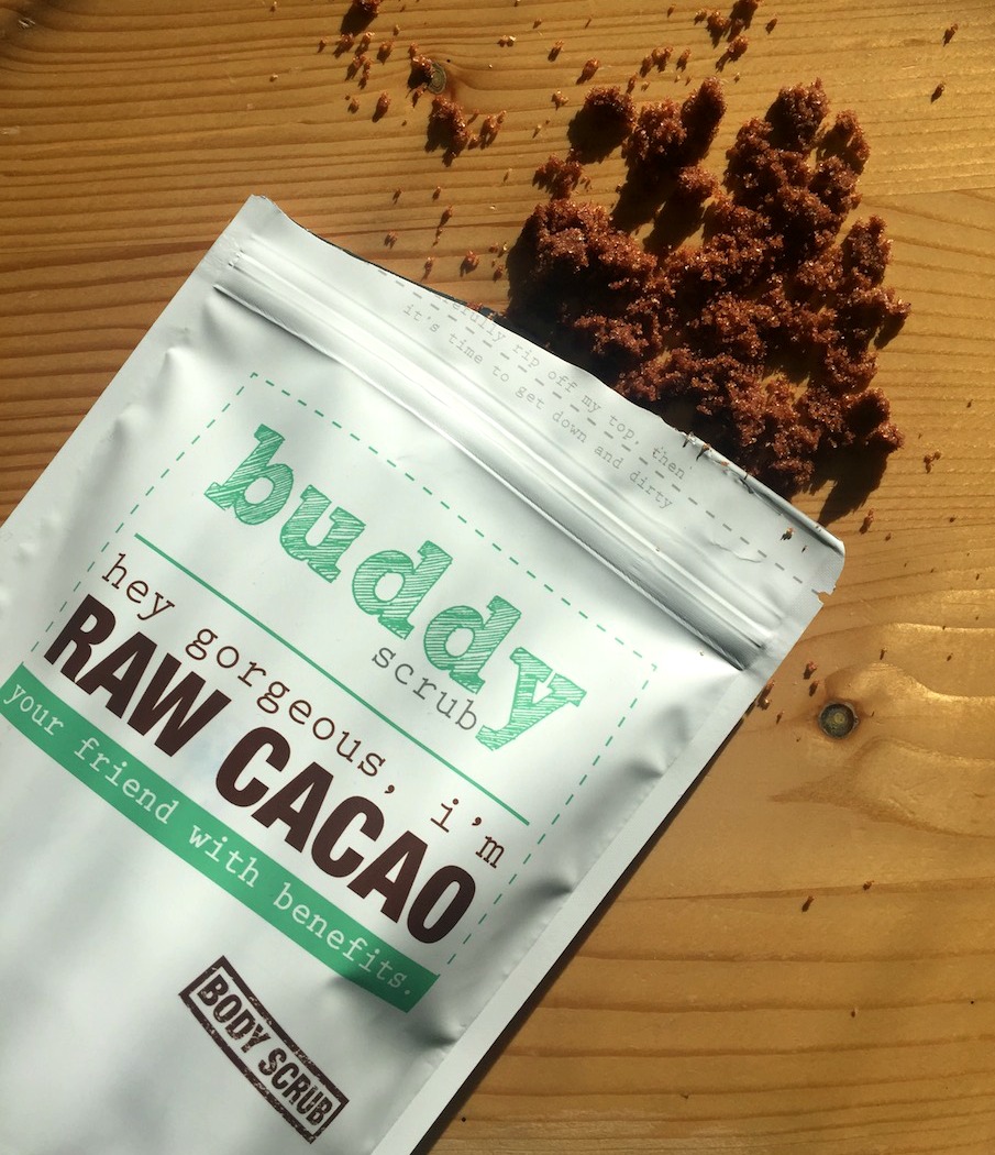 Raw cacao buddy scrub