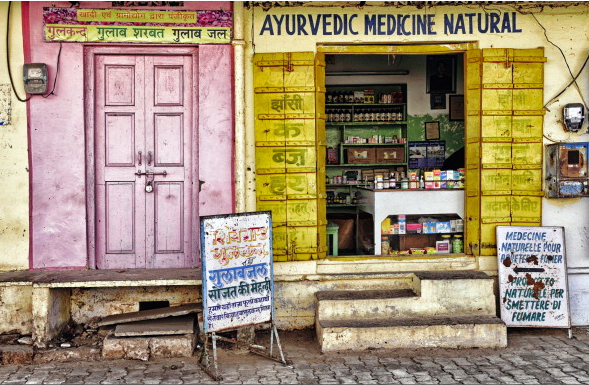 Ayurveda store front
