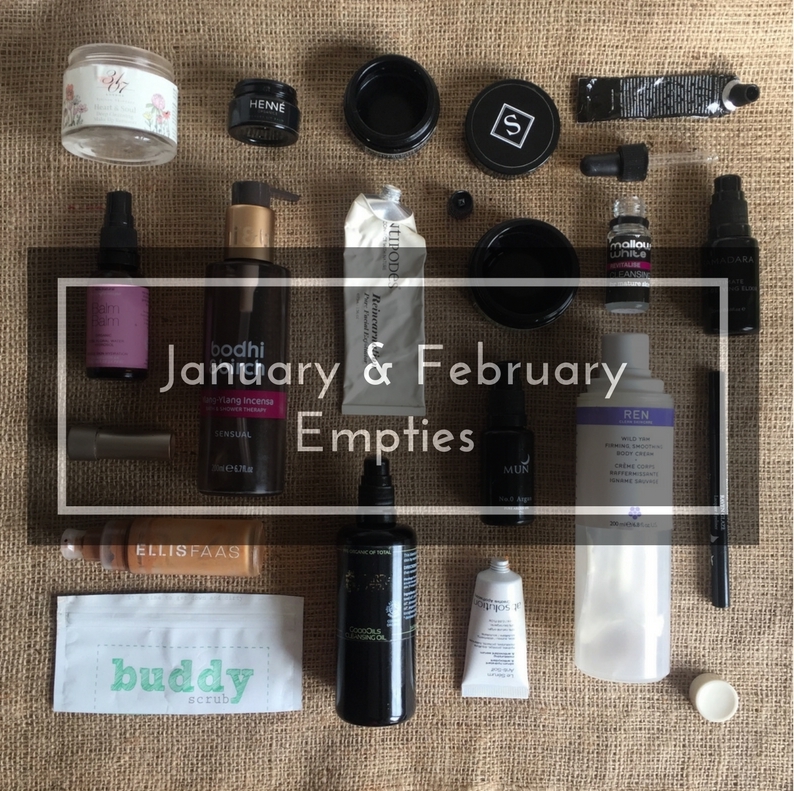 How Many Beauty Products Do You Use Up In A Year? Green Beauty Empties #1&nbsp;2017