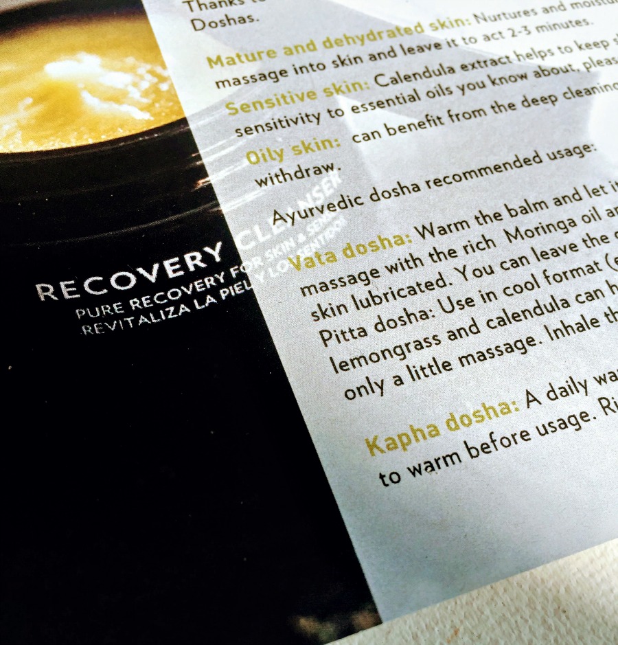 dafna's recovery cleanser with ayurveda