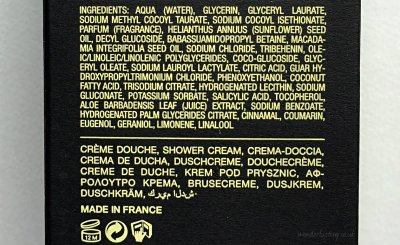 Frederic Malle Musc Ravageur Shower Cream ingredients