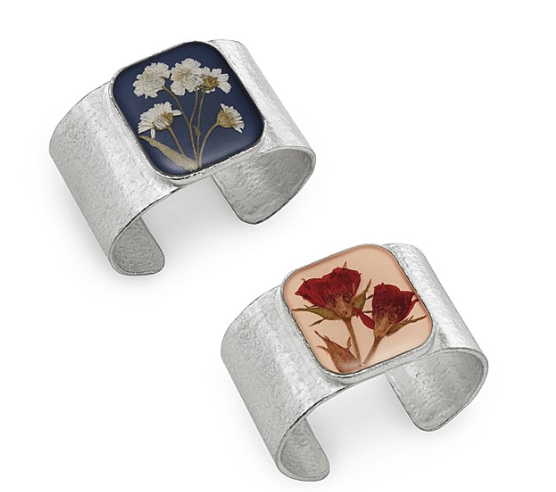 Birth Month Flower Cuff - UncommonGoods