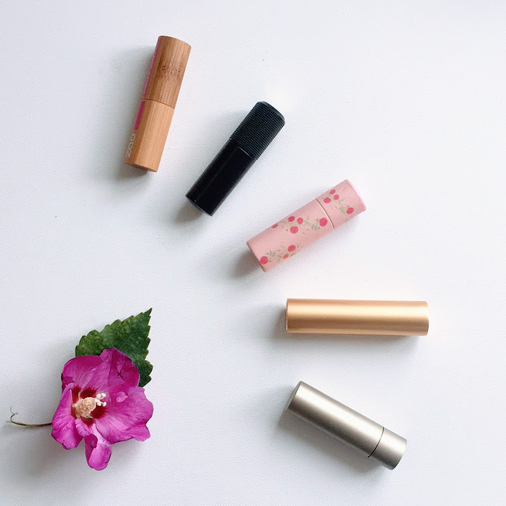 green beauty swap lipsticks