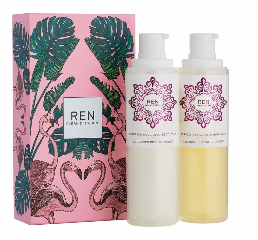 REN Moroccan Rose gift set Silken Favours