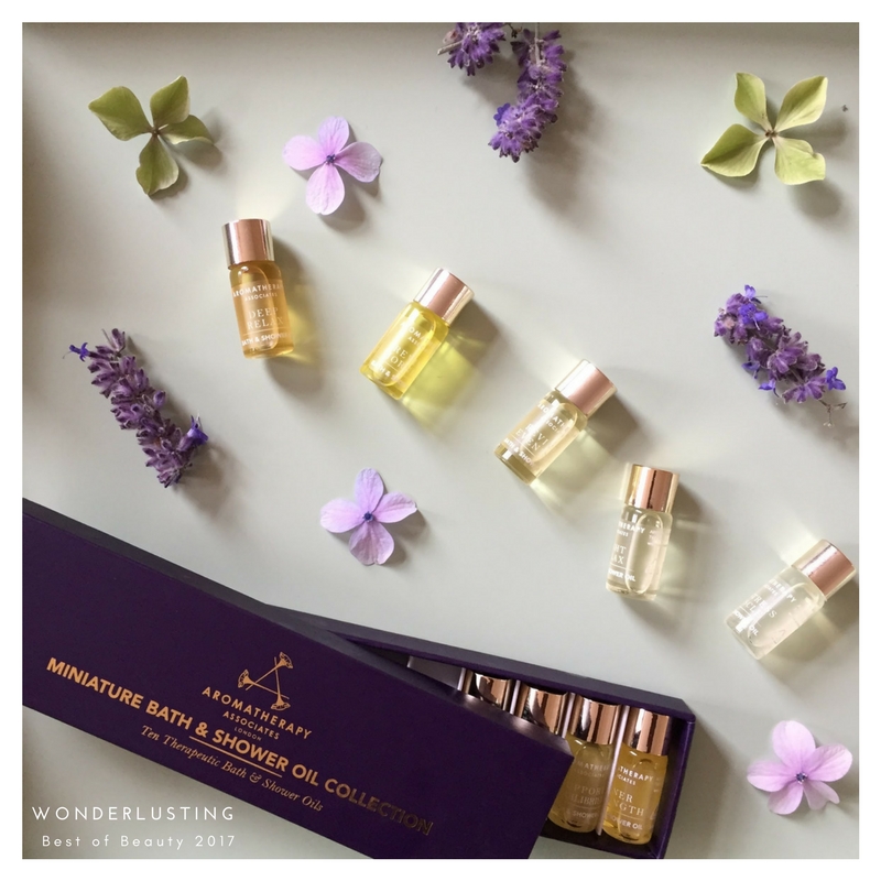 best organic and natural beauty - aromatherapy associates miniature bath and shower oil collection