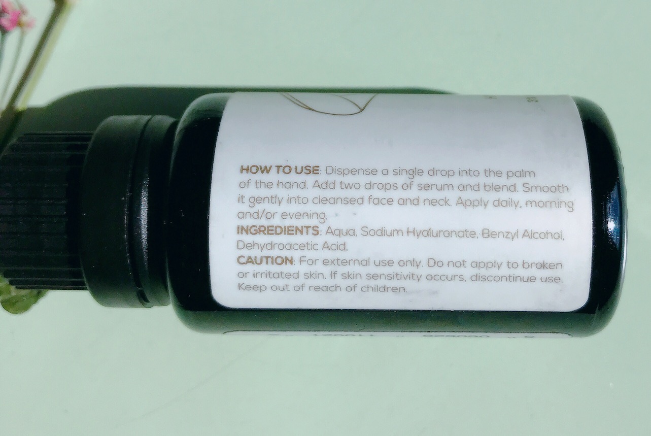 Elan Dream Hyaluronic Acid booster ingredients