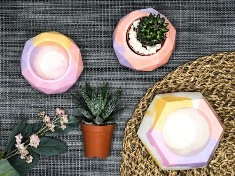 Crete & Co planters from Copper Dust from black owned business