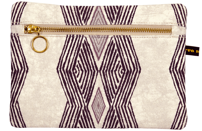 Eva Soneike Makeup Pouch in african fabric