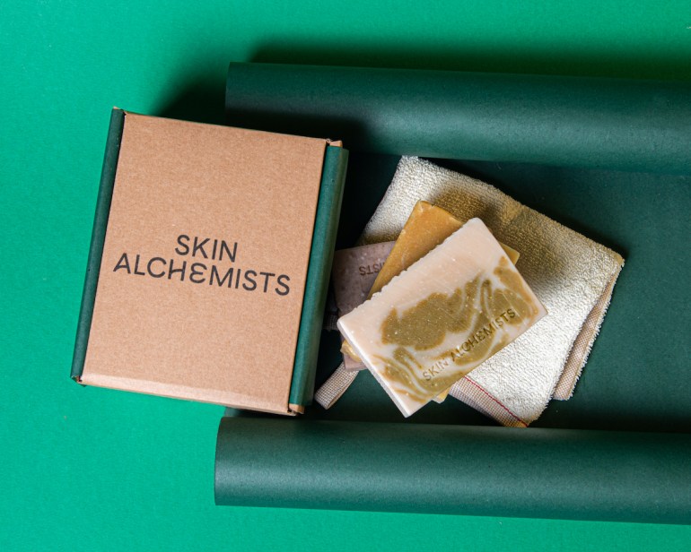 3 soap bars from black owned brand