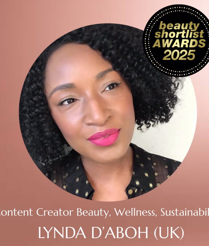 Photo of black female with fuchsia lipstick, Lynda d'aboh, Beauty Shortlist Awards 2025 Judge